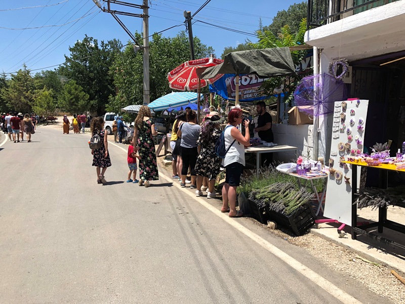 lavanta kokulu köy görüntüleri