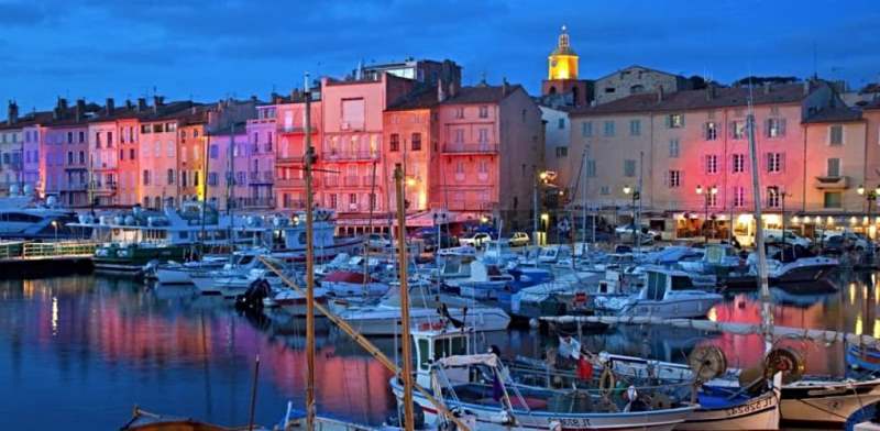 Saint tropez sahilleri