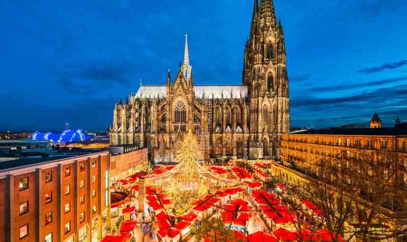 Almanya Köln noel pazarı