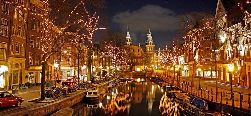Hollanda Amsterdam noel pazarı