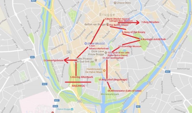Brugge gezilecekler listesi