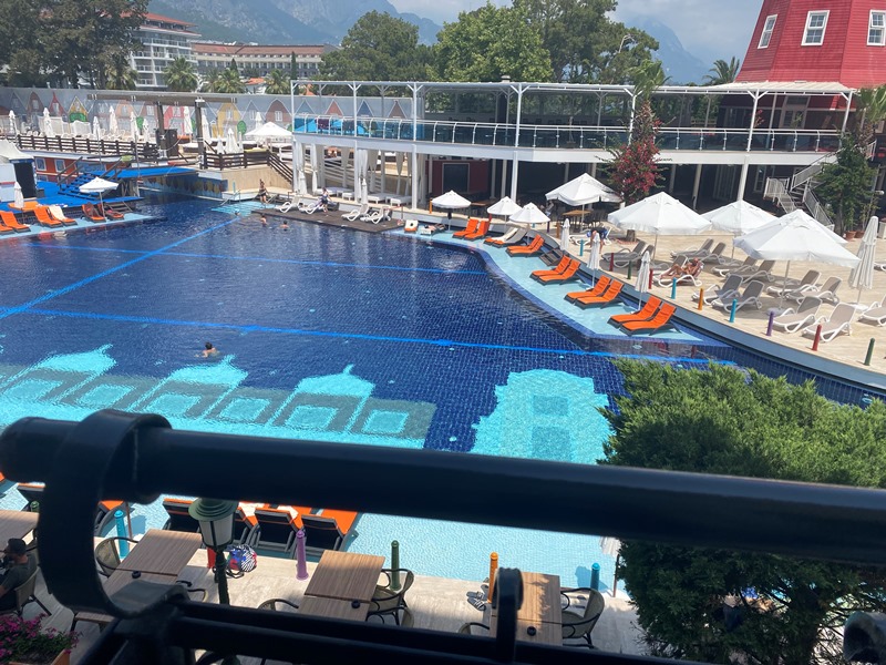 orange county kemer otel odamın manzarası
