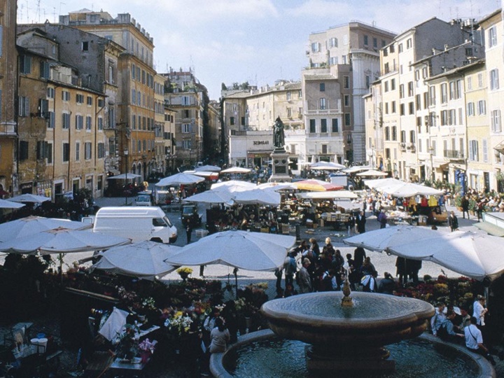Campo Dei Fiori Meydanı - roma rehberi